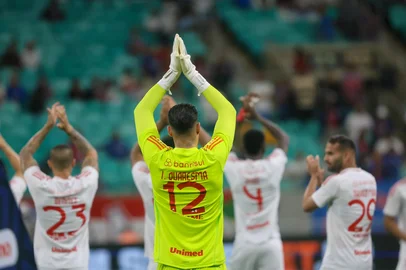 SALVADOR, BA, BRASIL, 22-10-2025: Bahia vs Internacional na Arena Fonte Nova, em Salvador, pelo Campeonato Brasileiro Série A 2025. Foto: Ricardo Duarte/SC Internacional/DivulgaçãoIndexador: ricardo duarte<!-- NICAID(16151967) -->
