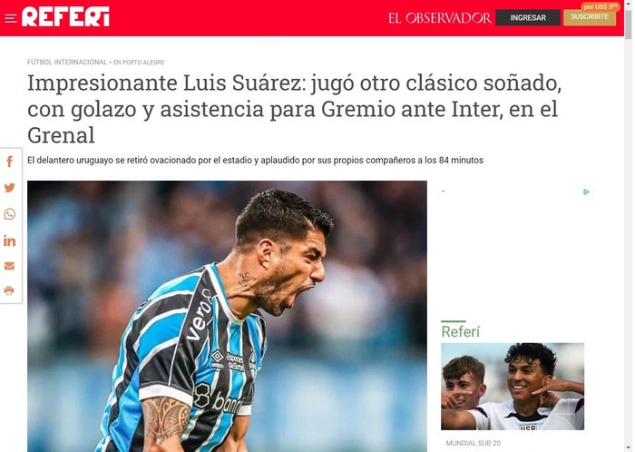 El Observador / Reprodução