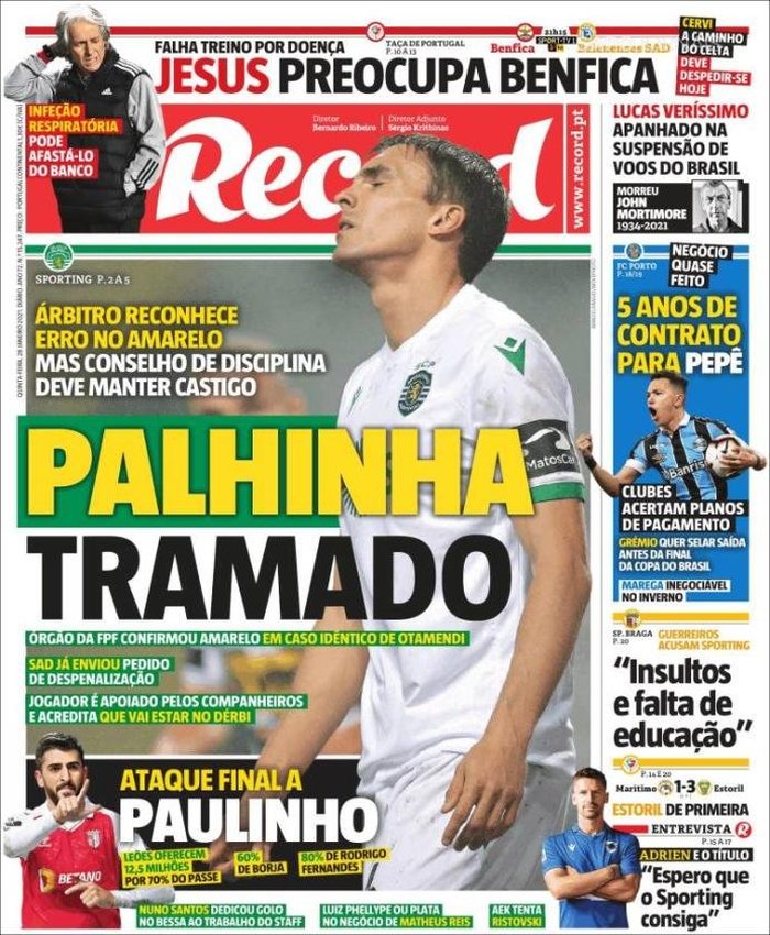 Reprodução / Jornal Record Reprodução / Jornal Record