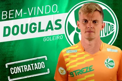 Juventude anuncia a contratação do goleiro Douglas Friedrich<!-- NICAID(14823151) -->