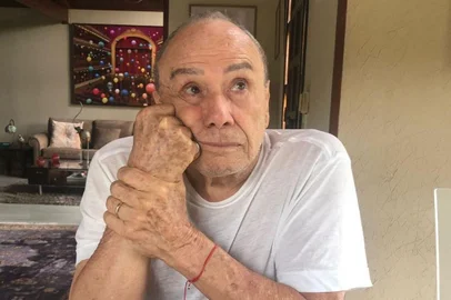 Stênio Garcia, 90 anos, é um ator da Globo.<!-- NICAID(15147856) -->