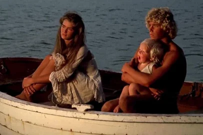Brooke Shields e Christopher Atkins interpretaram os protagonistas do filme "A Lagoa Azul" (1980)<!-- NICAID(15485388) -->