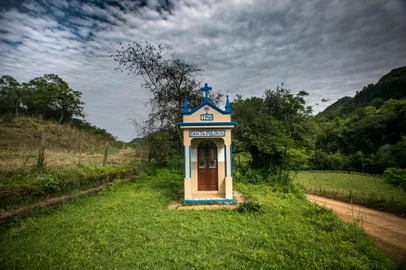 Caminho dos Capitéis: Capitel Santa Apolonia, 1898, Nova Palma<!-- NICAID(14910096) -->