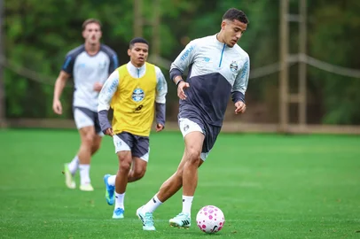 Lucas Uebel / Divulgação Grêmio treino do Grêmio<!-- NICAID(16383544) -->
