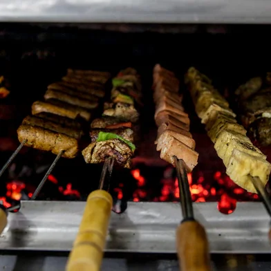 PORTO ALEGRE, RS, BRASIL - 29/08/2021Inauguração da churrascaria vegana Picanha's Grill Veg<!-- NICAID(14875245) -->