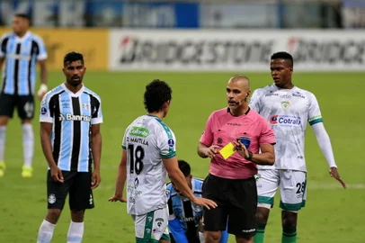 PORTO ALEGRE, RS, BRASIL - 22.04.2021 - O Grêmio recebe o La Equidad-COL pela fase de grupos da Copa Sul-Americana. (Foto: André Ávila/Agencia RBS)<!-- NICAID(14764684) -->