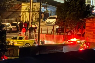 Imagens de tentativa de homicídio em Passo Fundo.<!-- NICAID(16361154) -->