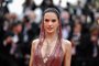 Brazilian model Alessandra Ambrosio arrives for the opening ceremony and the screening of the film "Jeanne du Barry" during the 76th edition of the Cannes Film Festival in Cannes, southern France, on May 16, 2023. (Photo by LOIC VENANCE / AFP)<!-- NICAID(15429957) -->