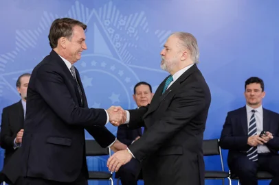 (Brasília - DF, 26/09/2019) Solenidade de Posse do Procurador-Geral da República, Augusto Aras.Foto: Isac Nóbrega/PR<!-- NICAID(14265448) -->