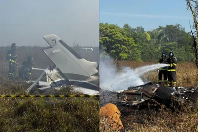 Um avião de pequeno porte caiu em uma região, a cerca de 20 km de Água Boa (MT), nesta quinta-feira (10). Segundo o Corpo de Bombeiros, três pessoas foram encontradas mortas no local e não tiveram a identidade revelada.<!-- NICAID(16362678) -->