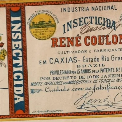 Rótulo de produto alvo de disputa de plágio em 1901<!-- NICAID(15078154) -->