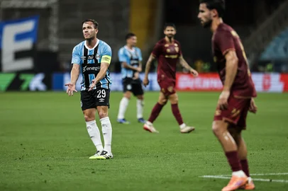 PORTO ALEGRE, RS, BRASIL, 02-12-2025: Grêmio vs Fluminense, na Arena, pelo Brasileirão Série A 2025. Fotos: Renan Mattos/Agência RBS<!-- NICAID(16178934) -->