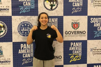 Bianca Doria Moraes, de Passo Fundo, campeã no Kickboxing<!-- NICAID(15633041) -->