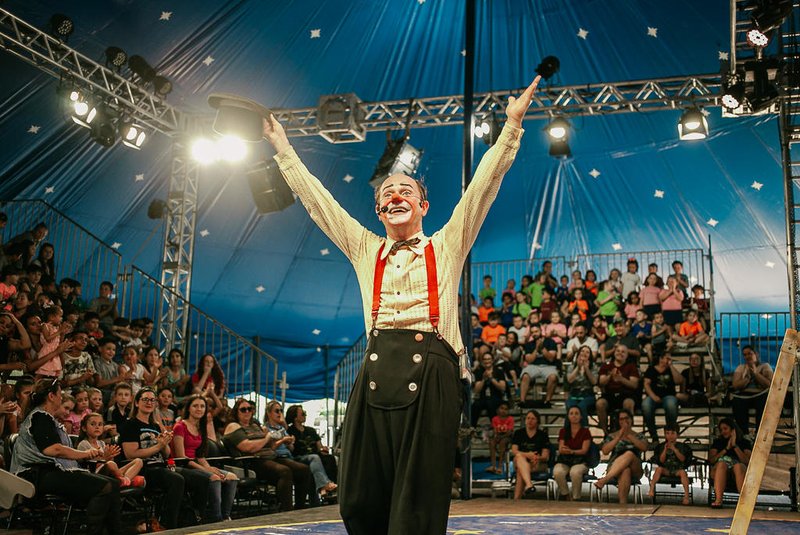Maior festival circense do Estado, o Sesc Circo, em Camaquã. Foto do Circo do Só Eu, na edição de 2022.<!-- NICAID(15590727) -->