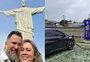 Casal viaja mais de 3 mil quilômetros em carro elétrico para conhecer o Rio de Janeiro
