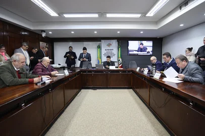PORTO ALEGRE - RS - BRASIL. 29/05/2025: Comissão de Segurança, Serviços Públicos e Modernização do Estado, reunião ordinária. <!-- NICAID(16048338) -->