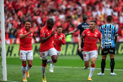 PORTO ALEGRE, RS, BRASIL, 08/10/2023-Gre-Nal 440 no estadio Beira-Rio. Foto: André Ávila / Agencia RBS<!-- NICAID(15563305) -->
