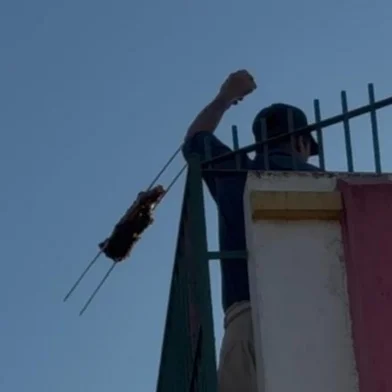 Morre homem que construiu túmulo com churrasqueira e pediu para ser enterrado em pé em Caçapava do Sul. (Carol Petrin/Prefeitura de Caçapava do Sul)<!-- NICAID(16024570) -->