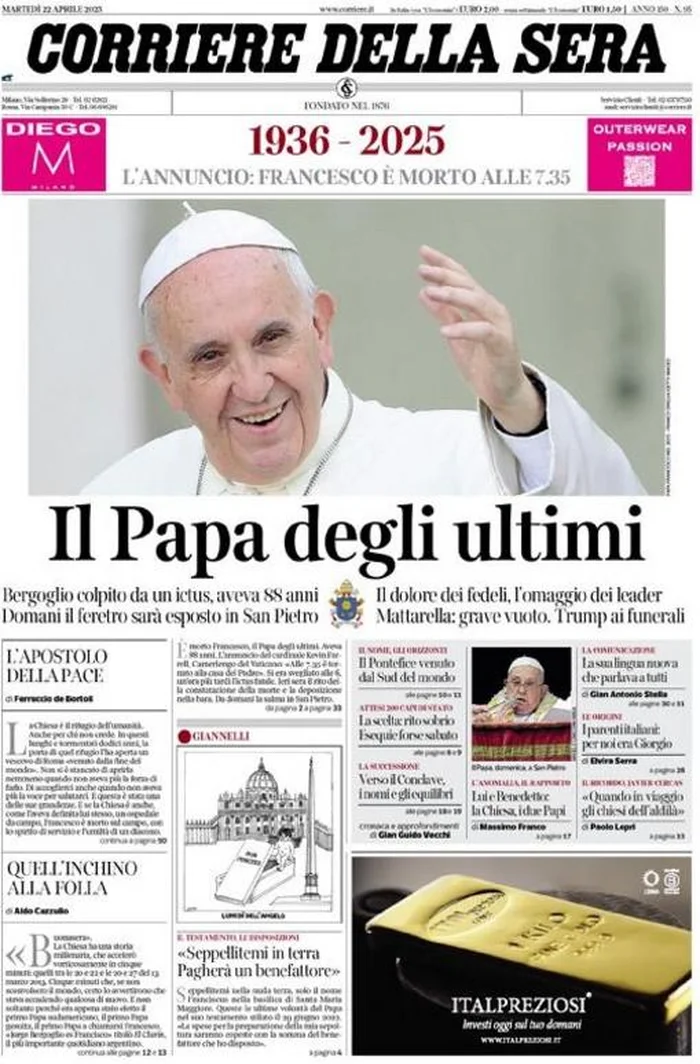 Corriere Della Sera / Reprodução
