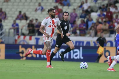 13/04/2025, Fortaleza, CE, Brasil - Fortaleza vs Internacional pelo Campeonato Brasileiro 2025 na Arena Castelão - Foto: Ricardo Duarte/SC Internacional/Divulgação<!-- NICAID(16016338) -->
