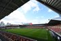 A general view of the stadium before the English League Cup football match between Brentford and Fulham at Brentford Community Stadium in Brentford on October 1, 2020. (Photo by Glyn KIRK / POOL / AFP) / RESTRICTED TO EDITORIAL USE. No use with unauthorized audio, video, data, fixture lists, club/league logos or 'live' services. Online in-match use limited to 120 images. An additional 40 images may be used in extra time. No video emulation. Social media in-match use limited to 120 images. An additional 40 images may be used in extra time. No use in betting publications, games or single club/league/player publications. / Editoria: SPOLocal: LondonIndexador: GLYN KIRKSecao: soccerFonte: POOLFotógrafo: STR<!-- NICAID(14967520) -->