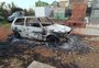 Corpo carbonizado é encontrado dentro de carro incendiado em cemitério de Palmeira das Missões
