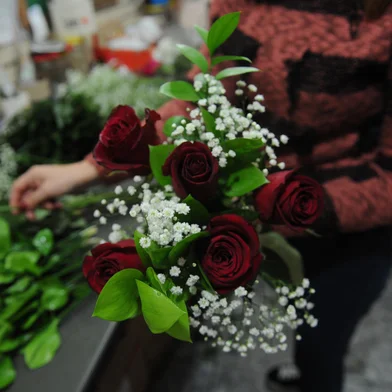 CAXIAS DO SUL, RS, BRASIL (09/06/2021)vendas de Dia dos Namorados na Floricultura Amazonas. Rosas vermelhas são os produtos mais procurados. (Antonio Valiente/Agência RBS)<!-- NICAID(14804669) -->