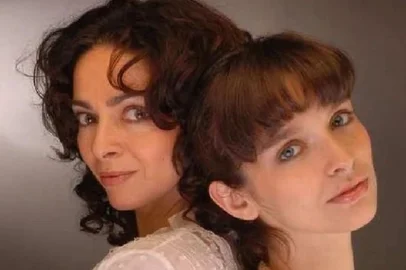 Claudia Ohana e a filha Dandara