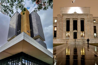 Banco Central do Brasil e Federal Reserve, o banco central dos Estados Unidos<!-- NICAID(16306461) -->