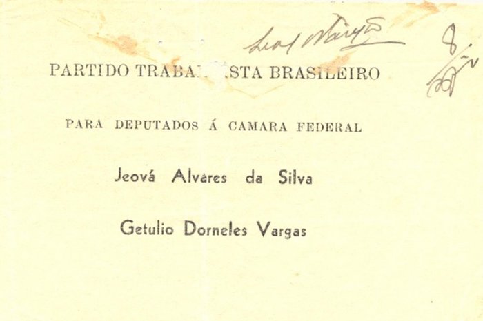 Reprodução / Acervo Museu TSE