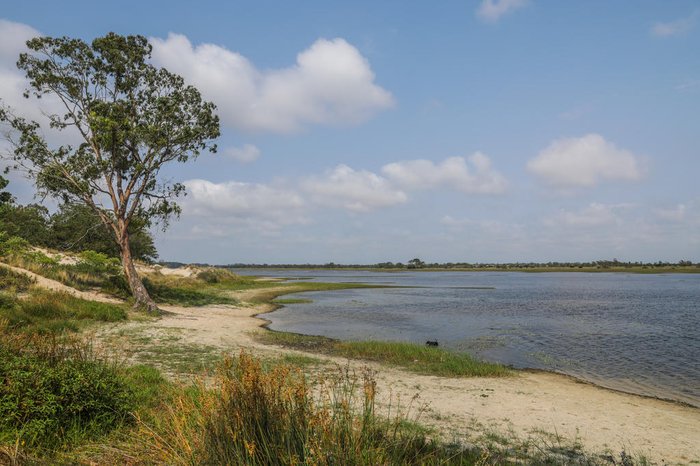 Local é banhado pelas águas da Lagoa dos Patos