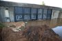 A comporta de contenção na região do 4º Distrito, em Porto Alegre, cedeu à pressão da água e causou novos alagamentos. Fotos: Ronaldo Bernardi/Agencia RBS<!-- NICAID(15603867) -->