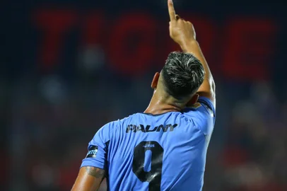 Lucas Passerini, goleador do Belgrano. Foto: Divulgação<!-- NICAID(15721404) -->
