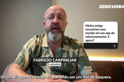 Desafio Sentimental, com Carpinejar: Não existe traição por curiosidade. <!-- NICAID(15865899) -->