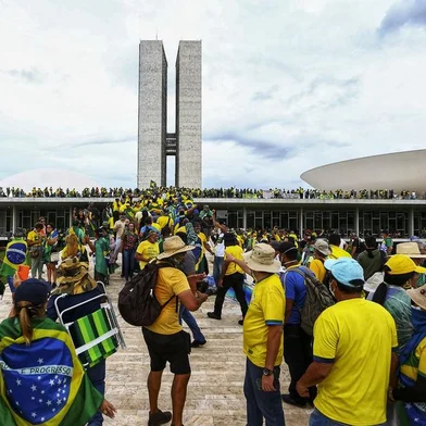 Invasão aos Três Poderes 8 de janeiro em Brasília<!-- NICAID(15538471) -->