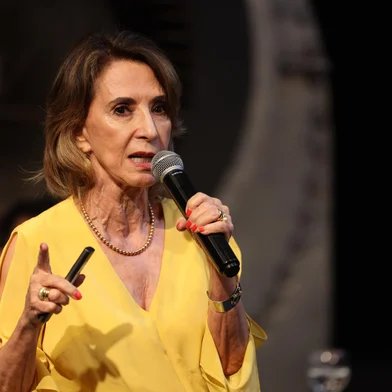 Secretária estadual da Educação, Raquel Teixeira, em reunião almoço da Granpal<!-- NICAID(16007090) -->