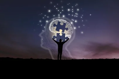 creative idea.Concept of idea and innovation / Creative idea for memory loss, dementia, Alzheimer's disease and mental health concept.Fonte: 244014043<!-- NICAID(14714846) -->