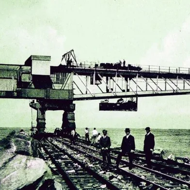 Obras dos molhes de Rio Grande, inauguradas em 1915<!-- NICAID(15977803) -->