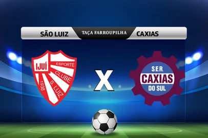 São Luiz x Caxias pela semifinal da Taça Farroupilha do Gauchão 2026<!-- NICAID(16225192) -->