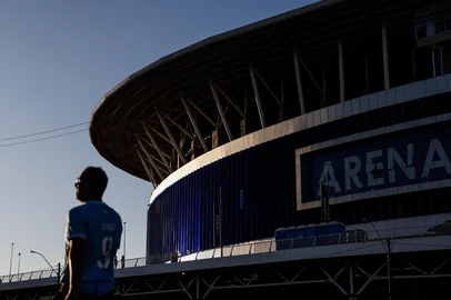 PORTO ALEGRE, RS, BRASIL, 10.05.2025: Grêmio e Bragantino, PRÉ JOGO. Brasileirão 2025. Fotos: Duda Fortes/Agencia RBSIndexador: Andre Avila<!-- NICAID(16034585) -->
