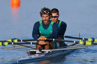 Tomás Levy e Piedro Tuchtenhagen, remo, Jogos Pan-Americanos