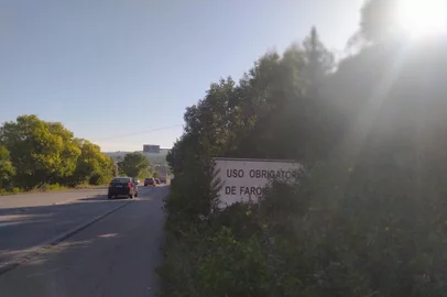 Sinalização aos motoristas é prejudicada por vegetação que cresce às margens de rodovias em Caxias do Sul-RS-453 (entre a saída pela Ludovico Cavinatto e o trevo pra BR-116)<!-- NICAID(15319559) -->