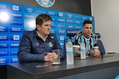 Apresentação do Iturbe no Grêmio