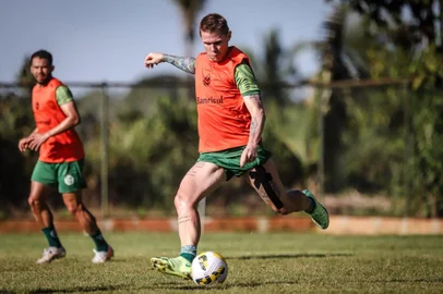 Juventude fez último treinamento em Rondônia antes de encarar o Porto Velho-RO, pela primeira fase da Copa do Brasil<!-- NICAID(15030361) -->