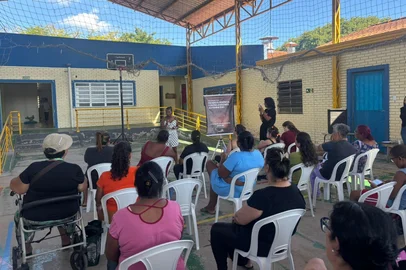 ONG Renascer da Esperança, no bairro Restinga, em Porto Alegre.<!-- NICAID(16255268) -->