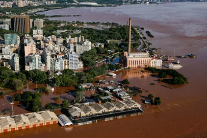 PORTO ALEGRE, RS, BRASIL - Situação da Capital, durante a cheia que atinge o Rio Grande do Sul. FOTO: DUDA FORTES, AGÊNCIA RBS<!-- NICAID(15756936) -->