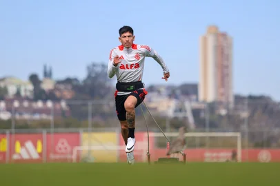 Ricardo Duarte / Inter,divulgação Alan Rodríguez em treino do Inter<!-- NICAID(16116452) -->