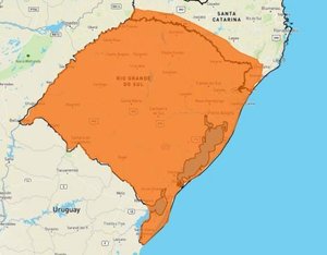 Inmet / Reprodução Inmet / Reprodução