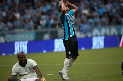 Jonathan Heckler / Agencia RBS PORTO ALEGRE, RS, BRASIL, 15-02-2026. GREMIO X JUVENTUDE pelo gauchão 2026. Foto/agência RBS<!-- NICAID(16225998) -->