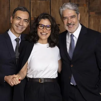 William Bonner se despede do 'Jornal Nacional'; Renata Vasconcellos e César Tralli formarão nova dupla<!-- NICAID(16114694) -->